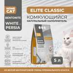 Наполнитель HOMECAT 5 л комкующийся, минеральный