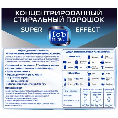 Порошок Top House Супер концентрат