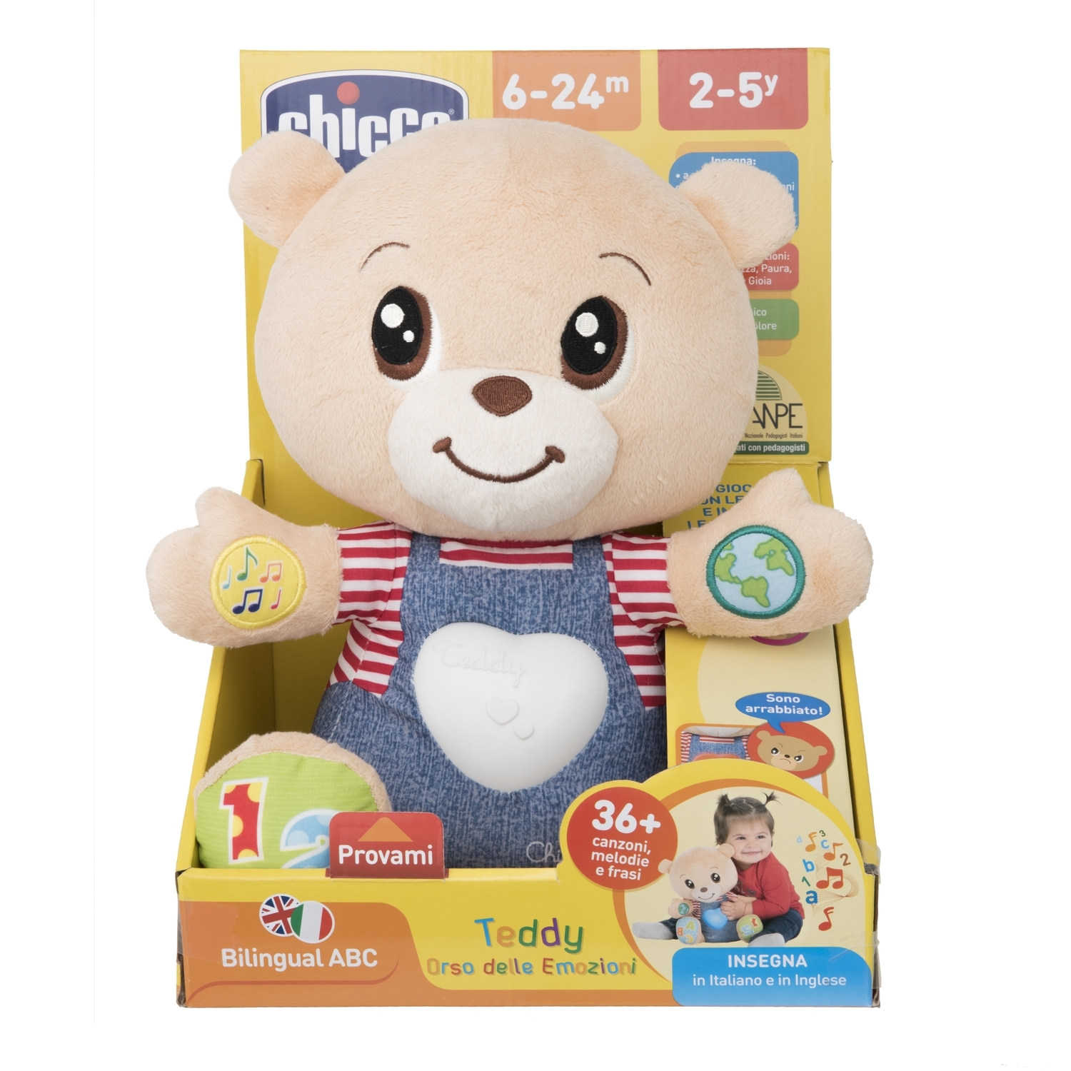 Игрушка Chicco Teddy Emotion Мишка - фото 3