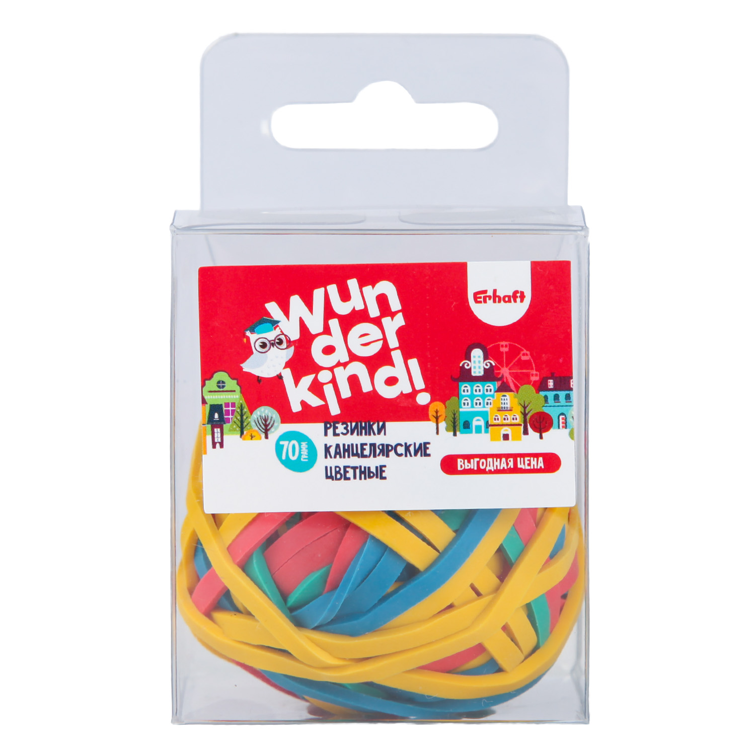 Канцелярская резинка Erhaft 70 шт. - фото 1