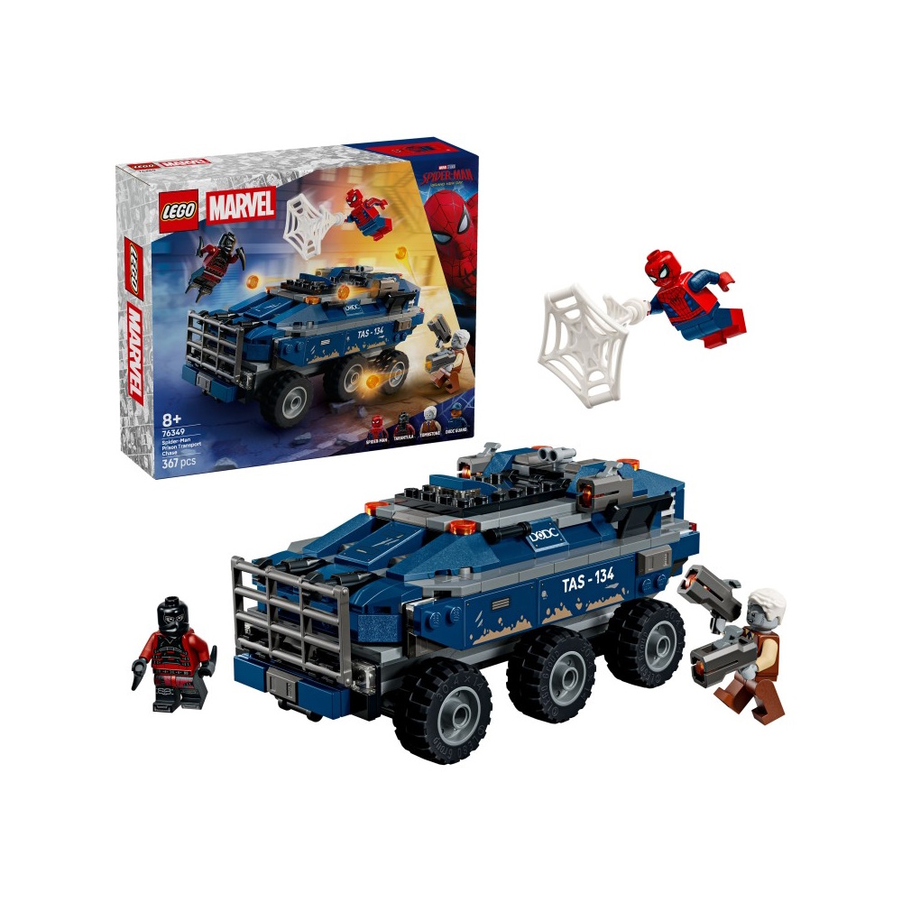Конструктор LEGO Marvel Super Heroes Погоня Человека-паука 367 дет. - фото 1