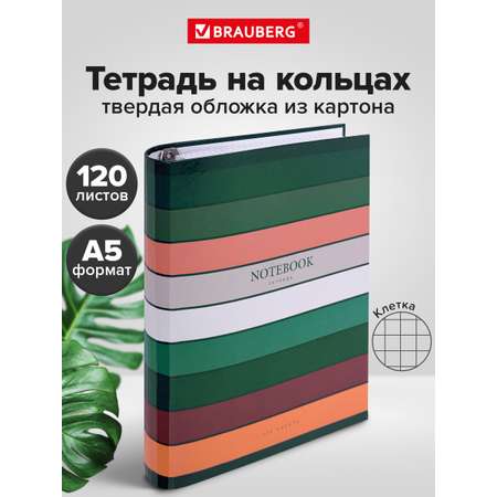 Тетрадь со сменным блоком Brauberg клетка 120 лист.