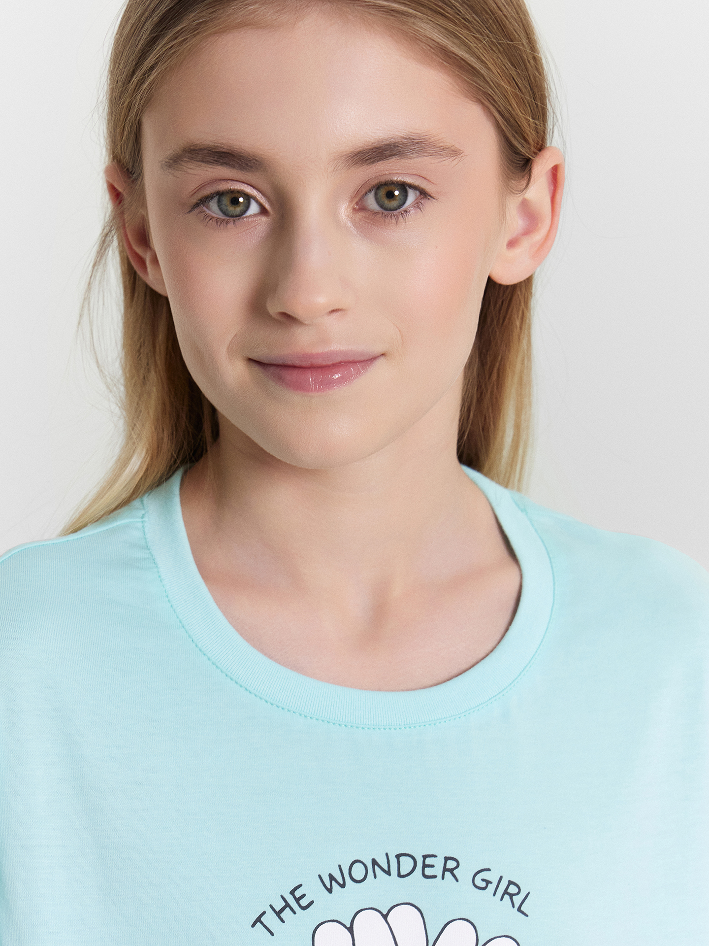 Футболка Mark Formelle (Марк Формэль) 117835/голубой +печать - фото 6