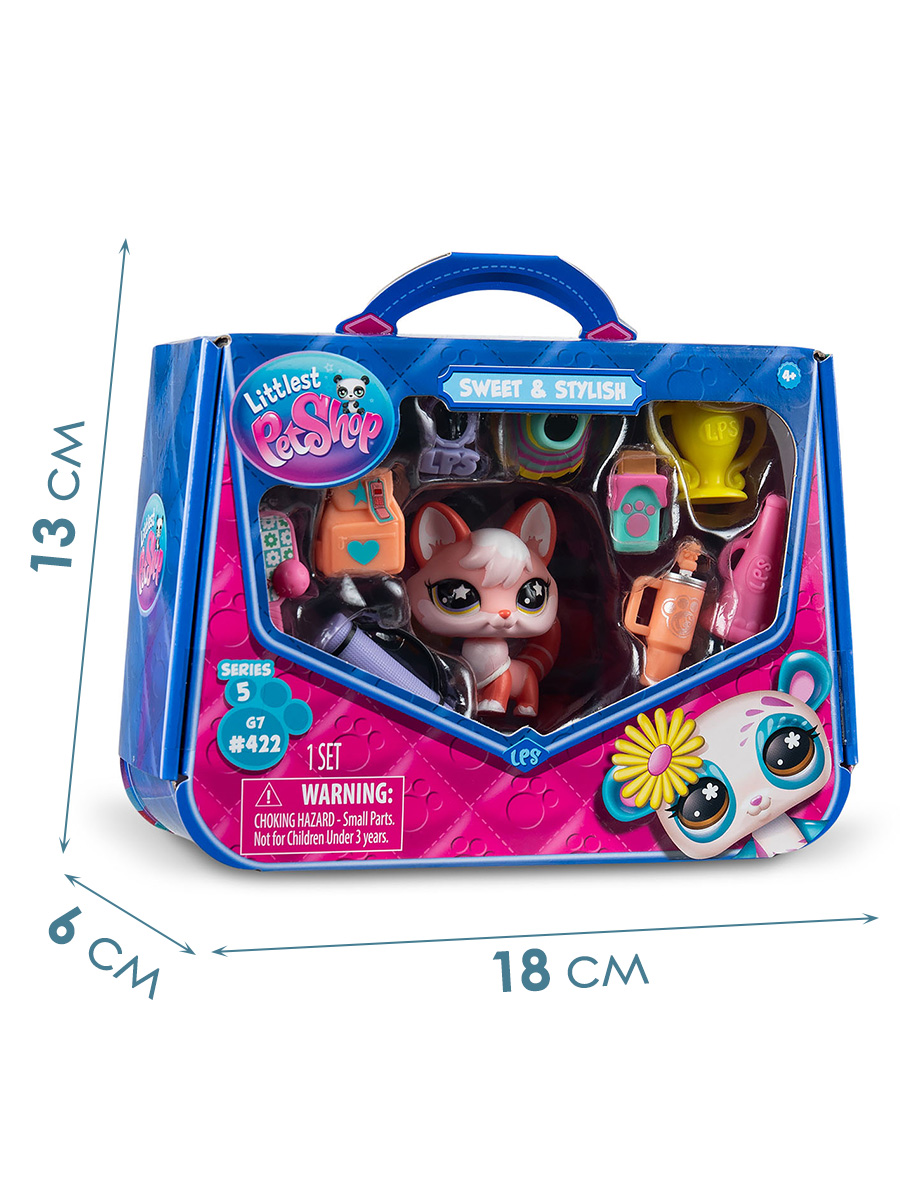 Игровой набор Littlest Pet Shop фигурка с аксессуарами Лиса - фото 5