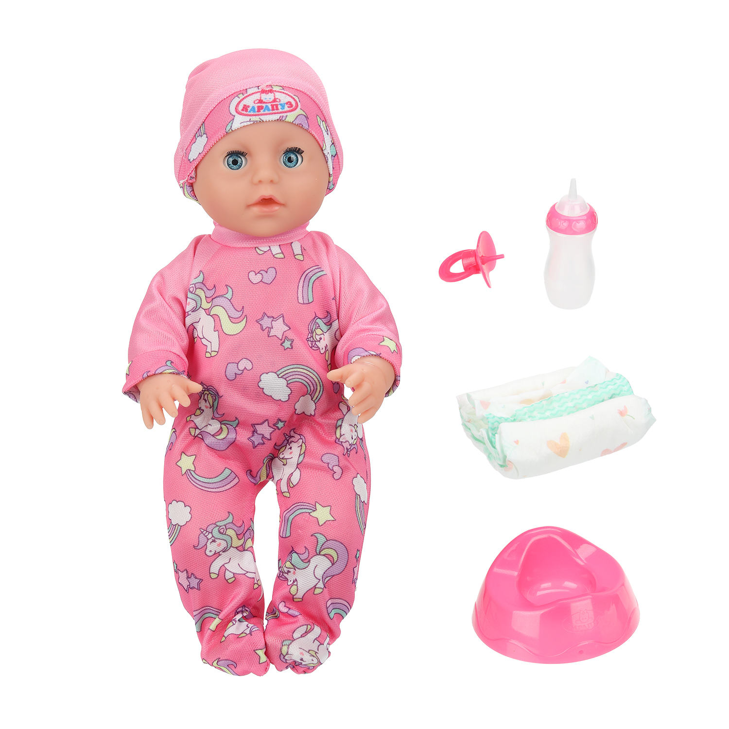 Кукла пупс Карапуз высота 25 см 402774 - фото 2