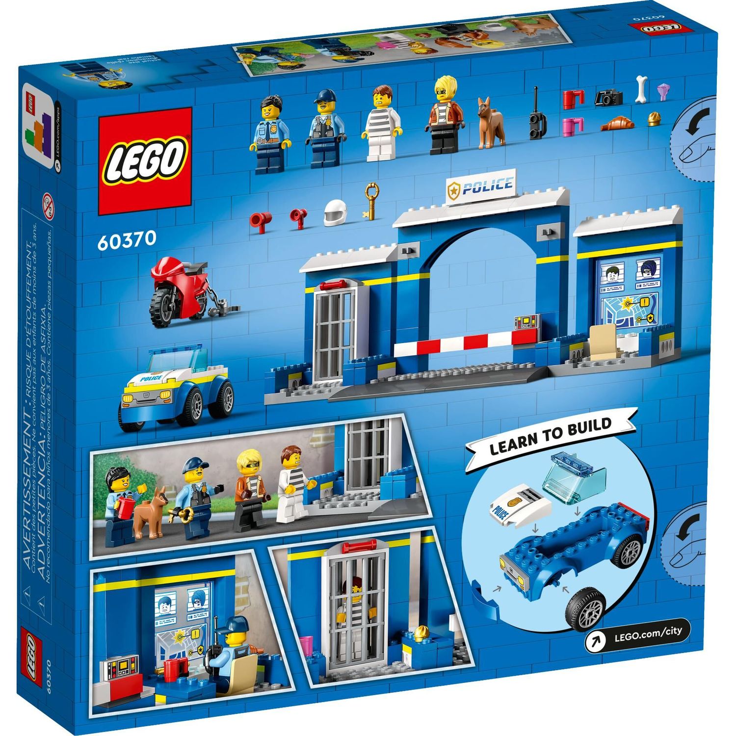 Конструктор LEGO City Побег из полицейского участка 172 дет. - фото 8