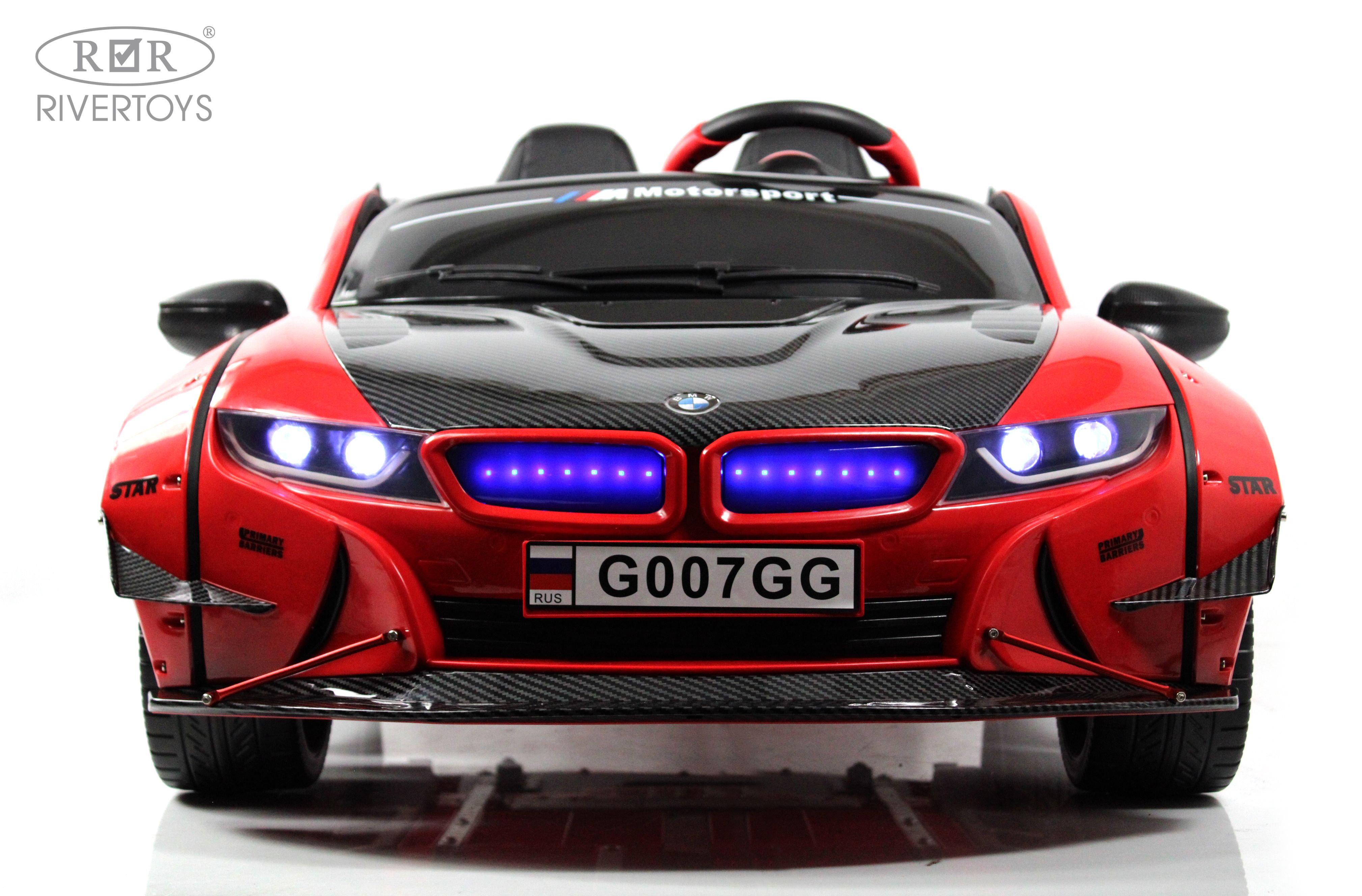 Электромобиль RIVERTOYS BMW G007GG-RED С пультом ДУ - фото 2