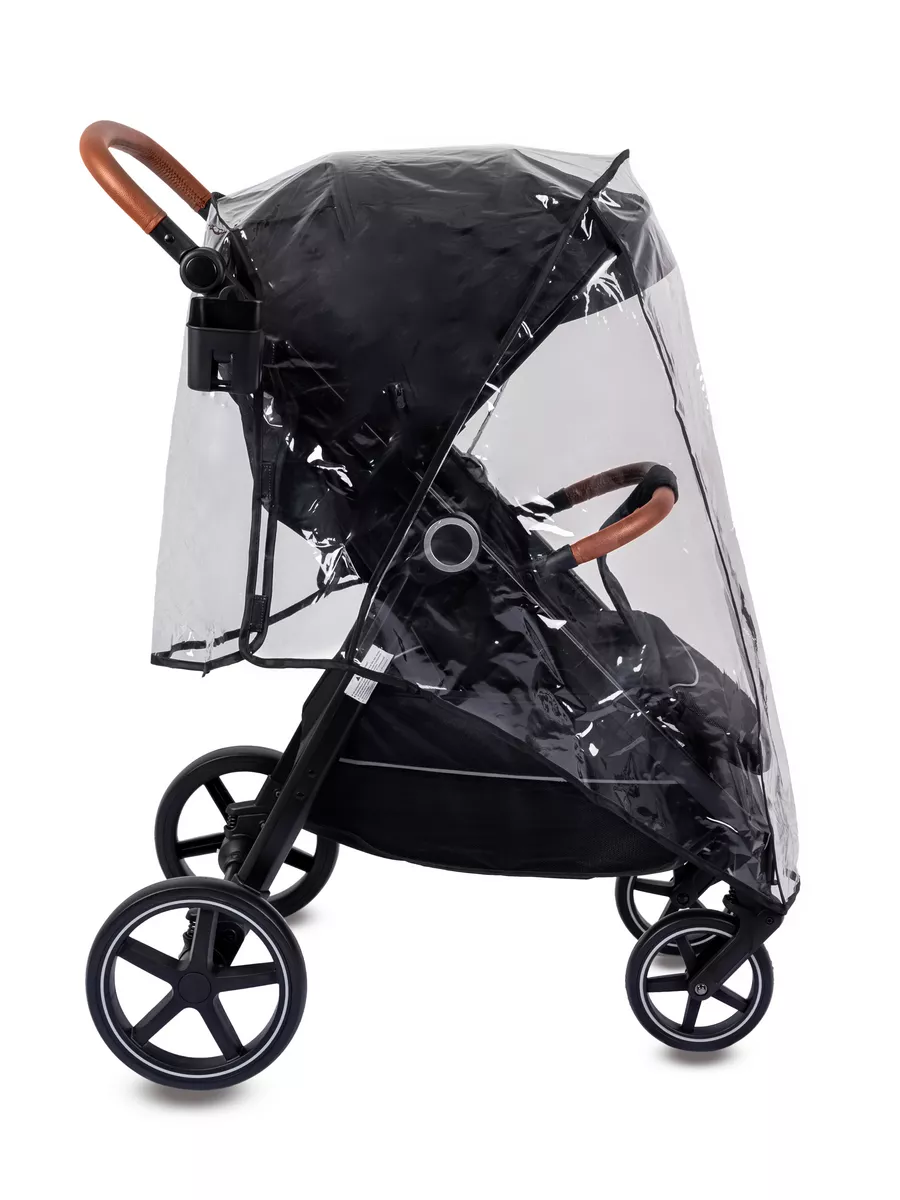 Коляска прогулочная TOMMY City черный - фото 4