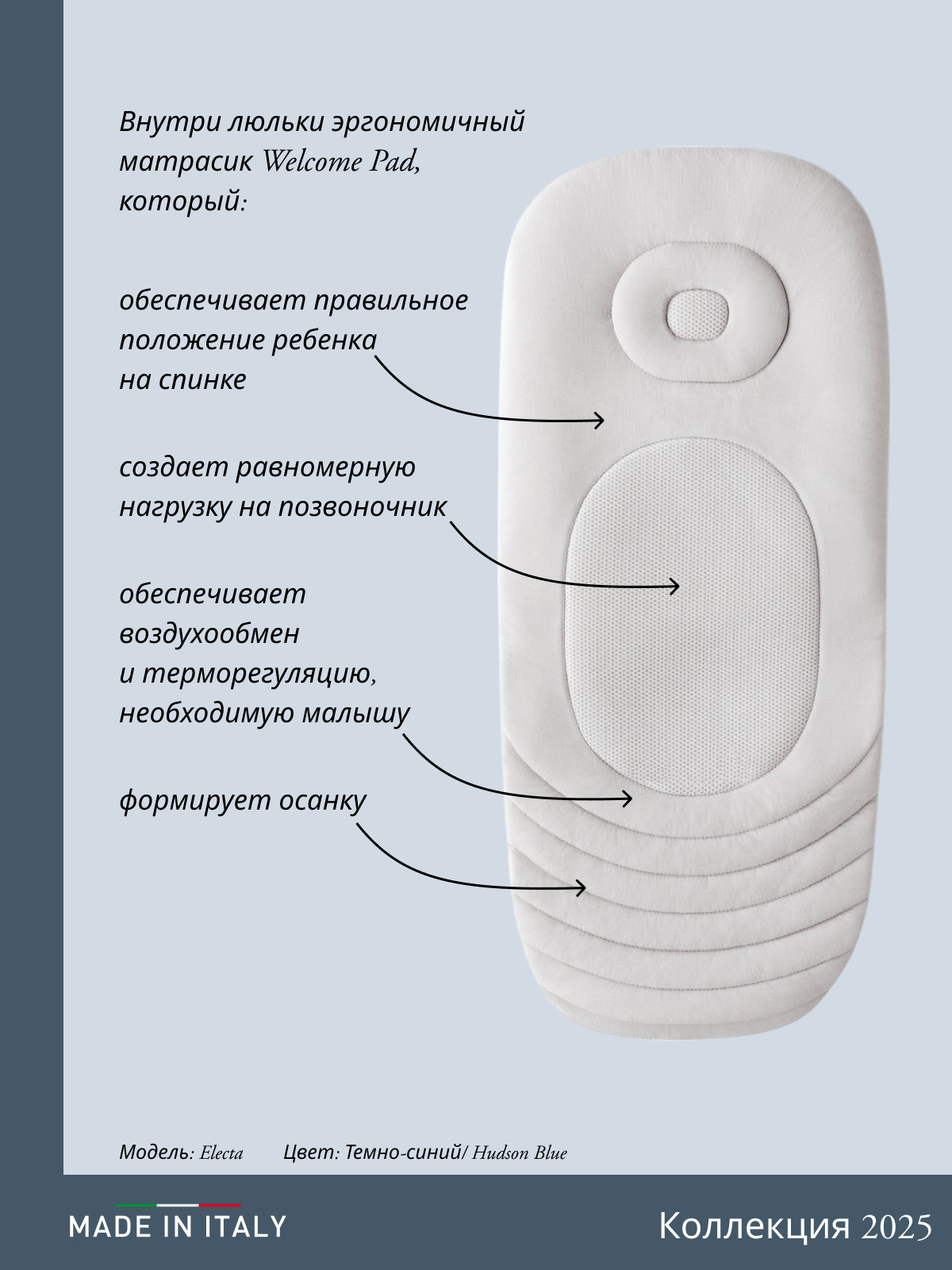 Коляска 3в1 Inglesina синий - фото 19