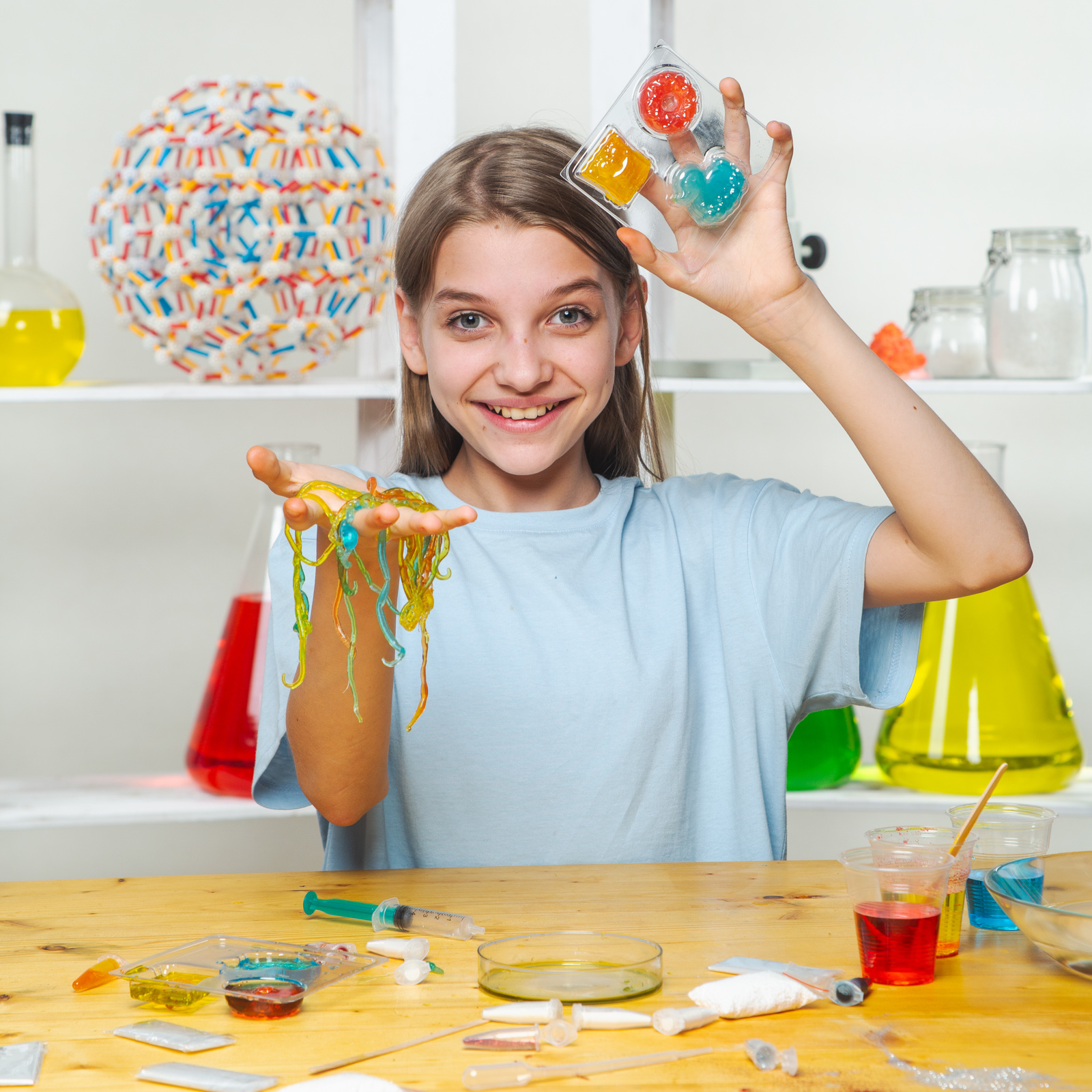 Набор для опытов WOW! HOW? Полимерные монстры - фото 2