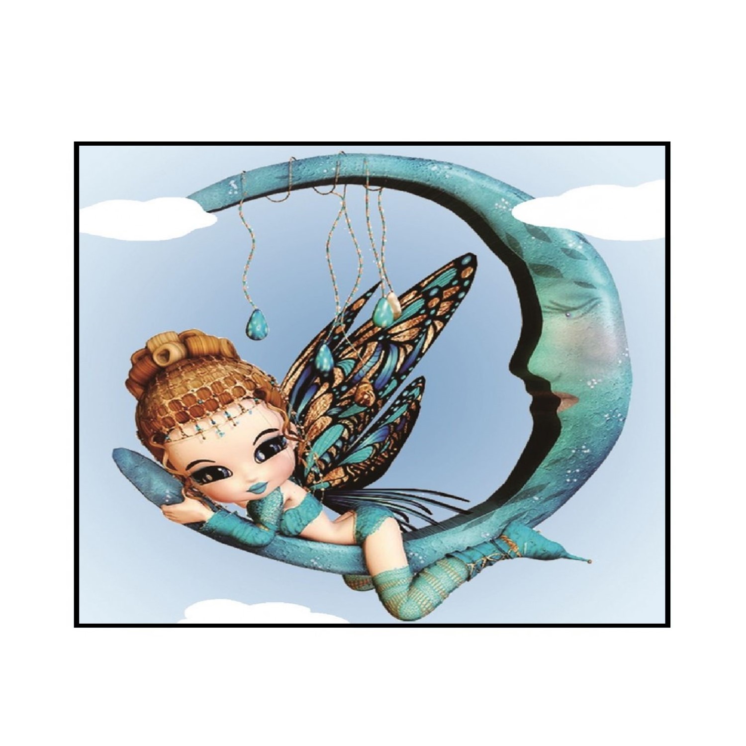 Алмазная мозаика Seichi Фея с полумесяцем - фото 2