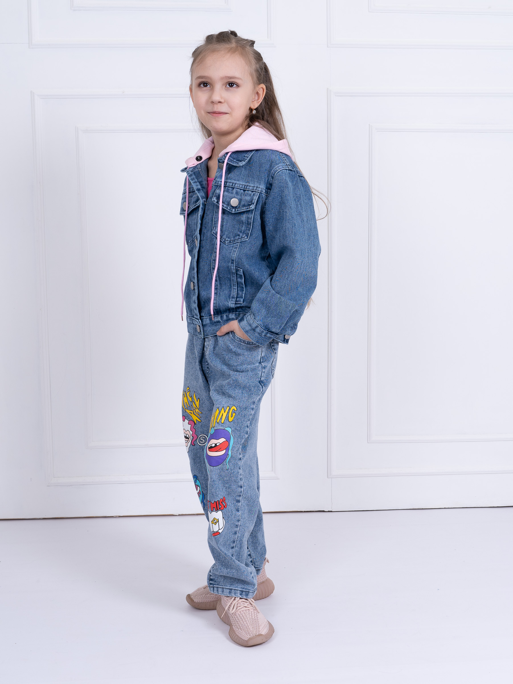 Джинсовая куртка TiGaDa куртка\джинсовая\детская\ - фото 6