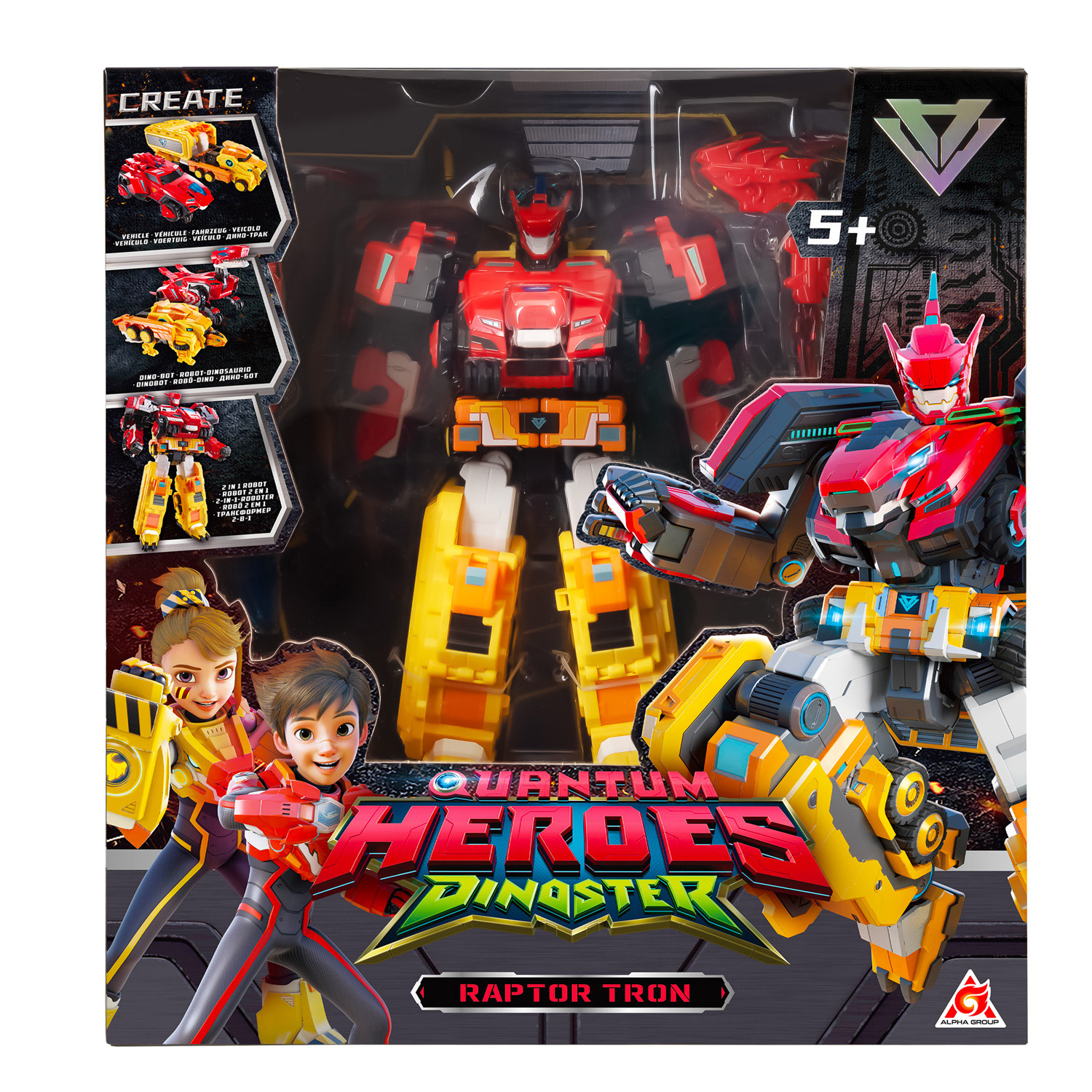 Игровой набор Dinoster Раптор Трон 4-в-1 - фото 2