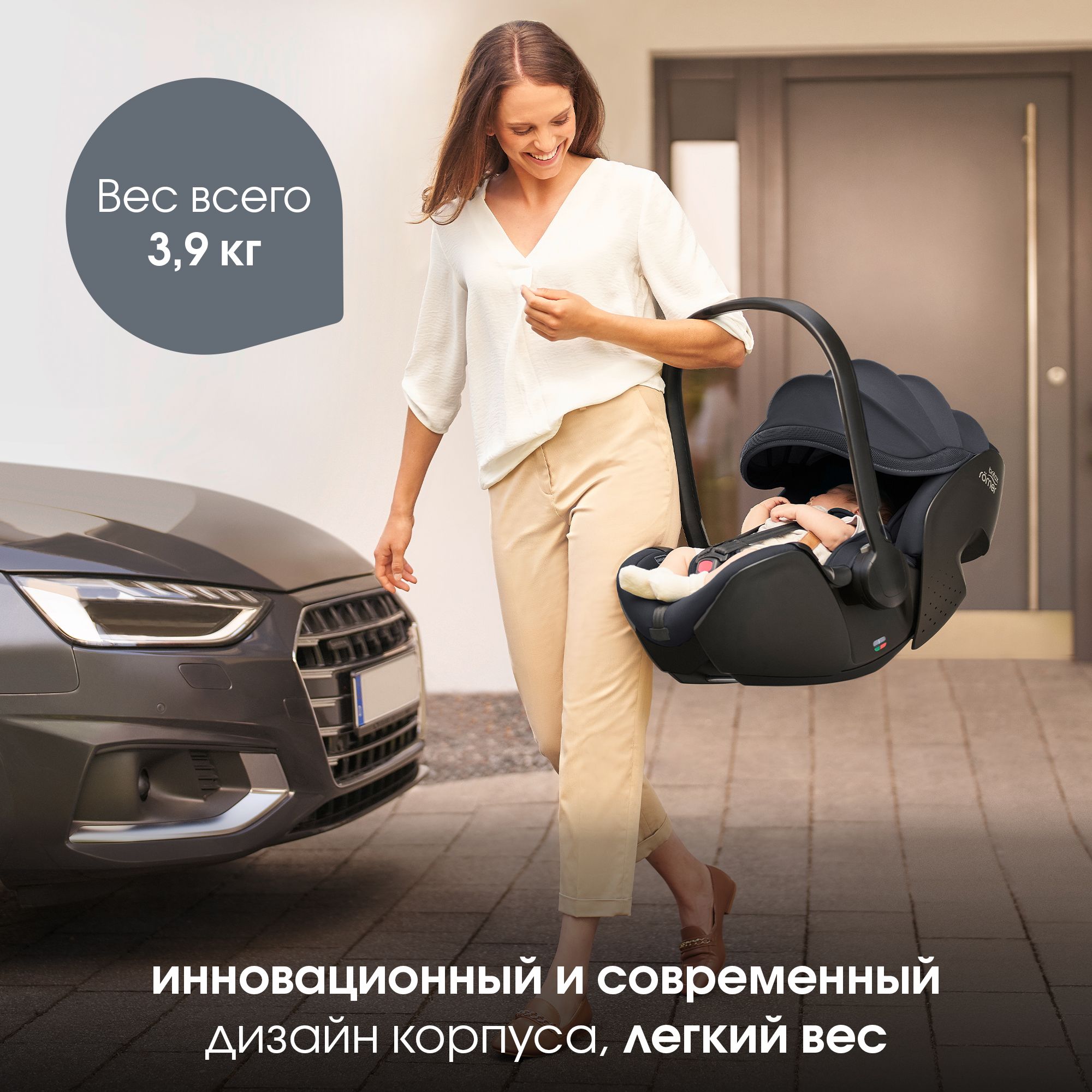 Автокресло Britax Roemer Baby-Safe Pro и Vario base Isofix 0+/1 (0-18 кг) - фото 3