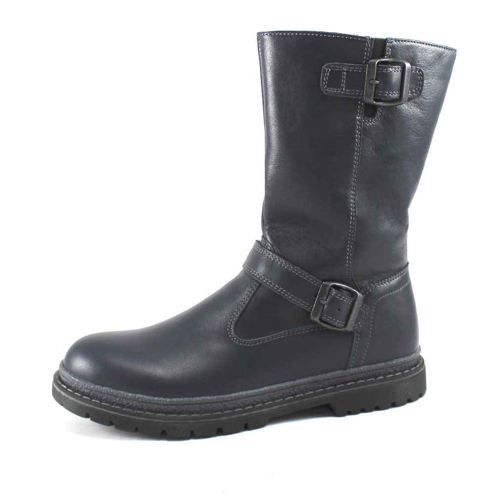 Сапоги BEST.A 275/03-СВ BEST.A Сапоги для девочки,синий кожа - фото 1