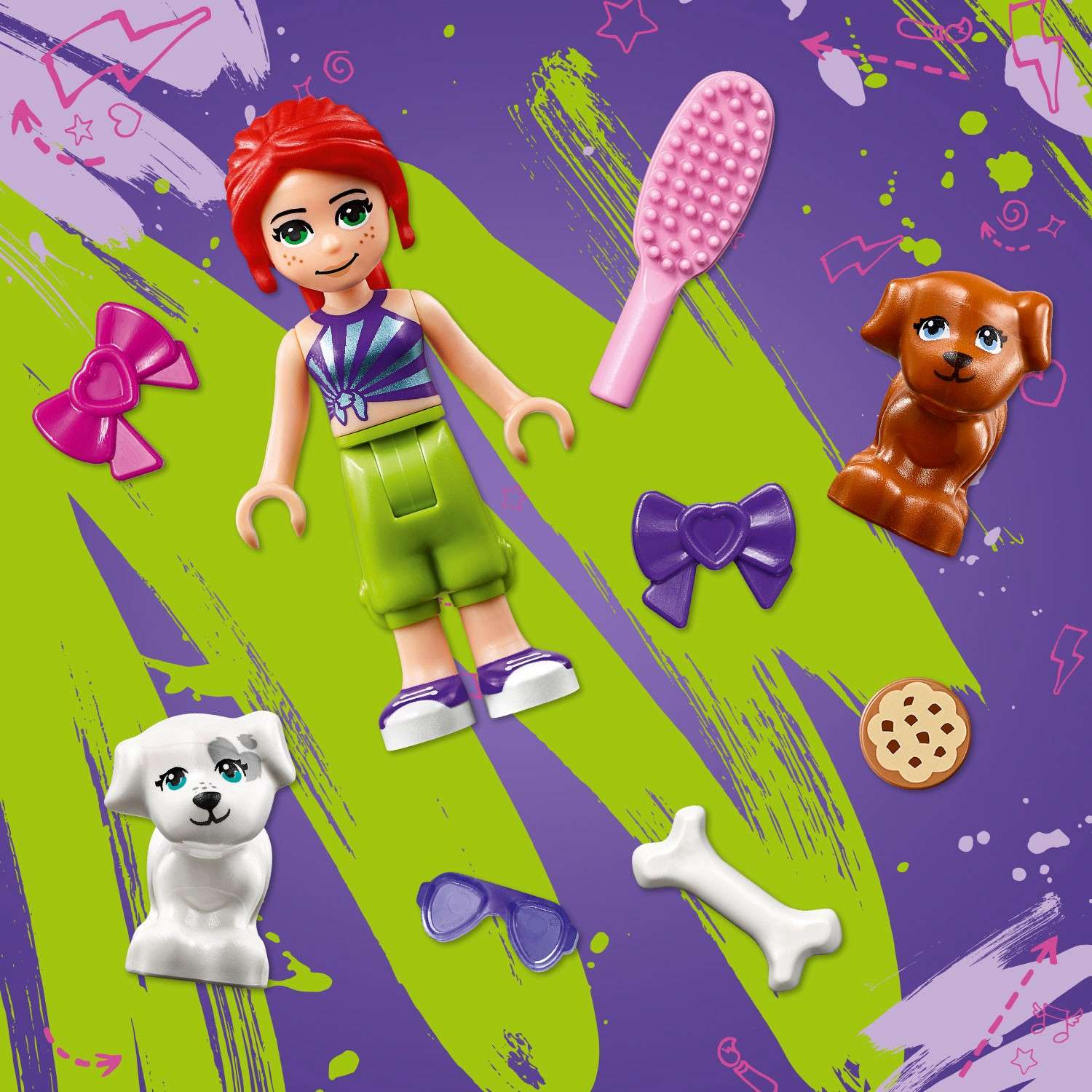 Конструктор LEGO Friends Игровая площадка для щенков блочный - фото 10