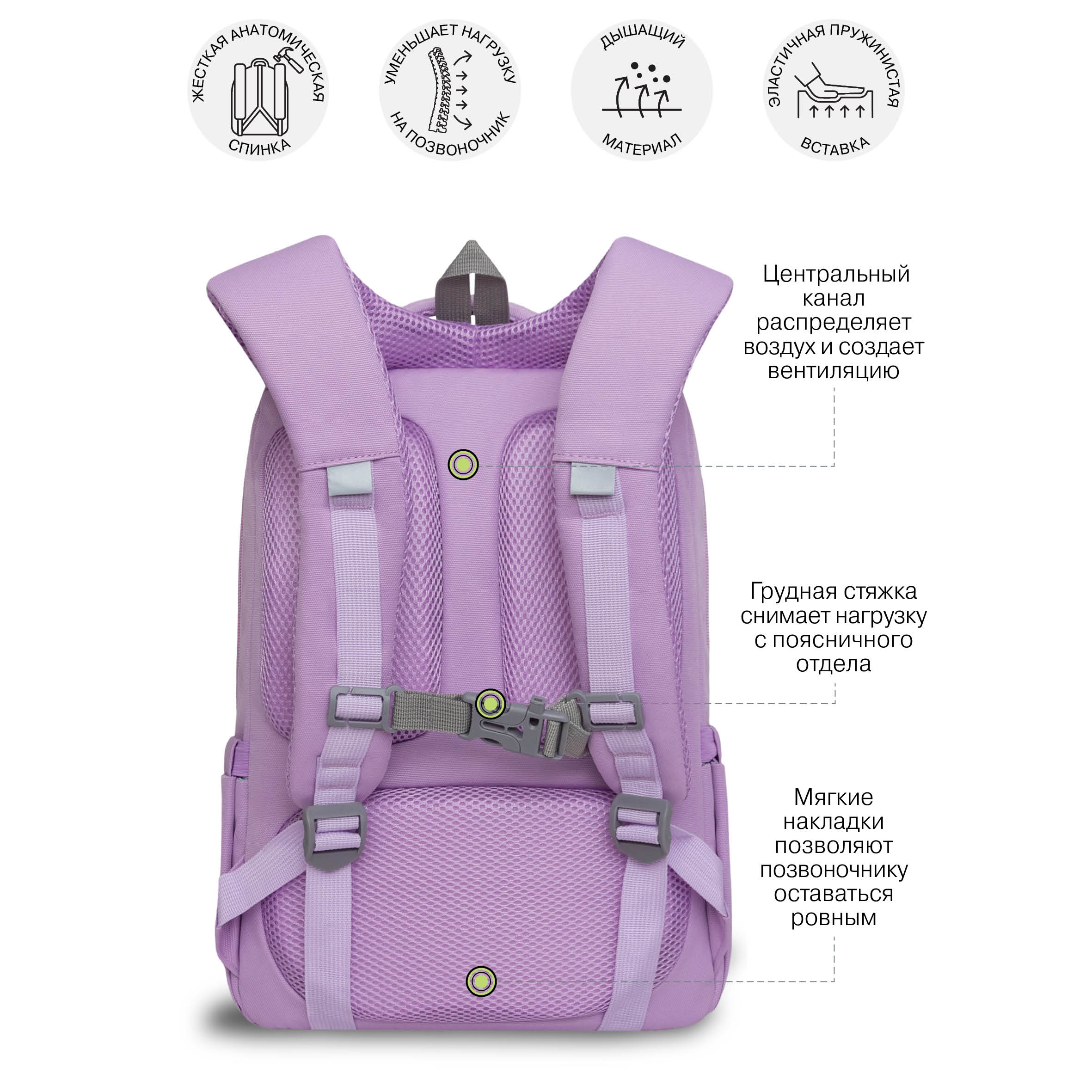 Рюкзак Grizzly для девочки - фото 8