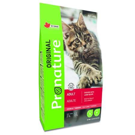 Корм для кошек Pronature Original курица и ягненок 2.27кг