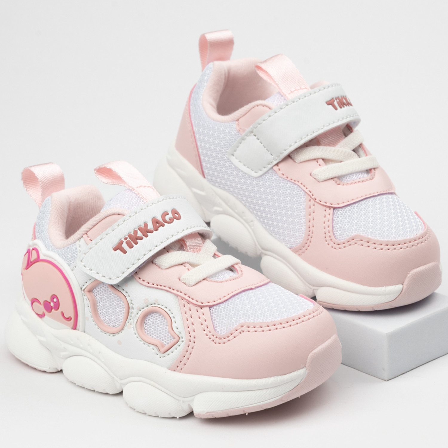 Кроссовки TikkaGo 4E04_2575_white-pink - фото 1