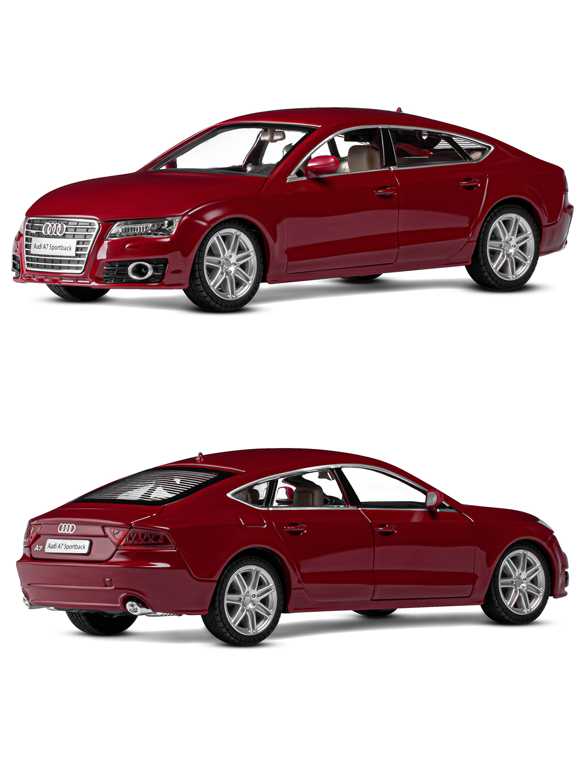 Автомобиль АВТОпанорама Audi A7 1:24 JB1251148 - фото 11