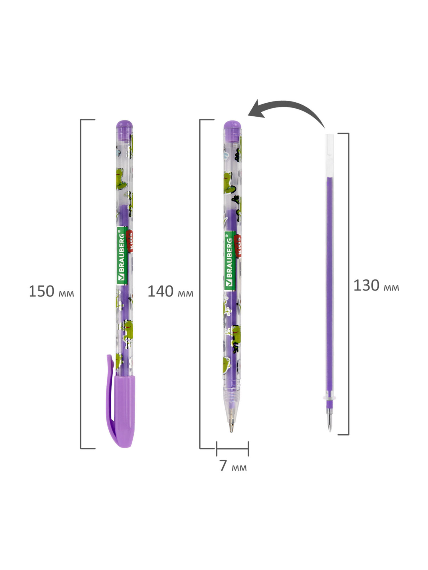 Ручка гелевая Brauberg 36 шт. - фото 18