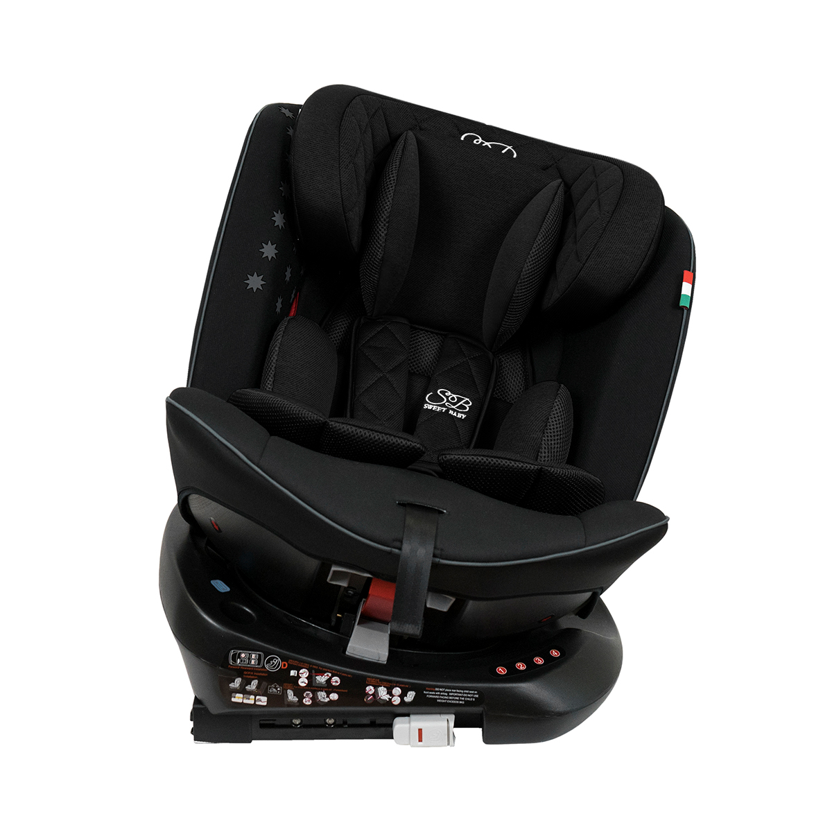 Автокресло Sweet Baby Crosstour Isofix 0+/1/2/3 (0-36 кг) черный - фото 8
