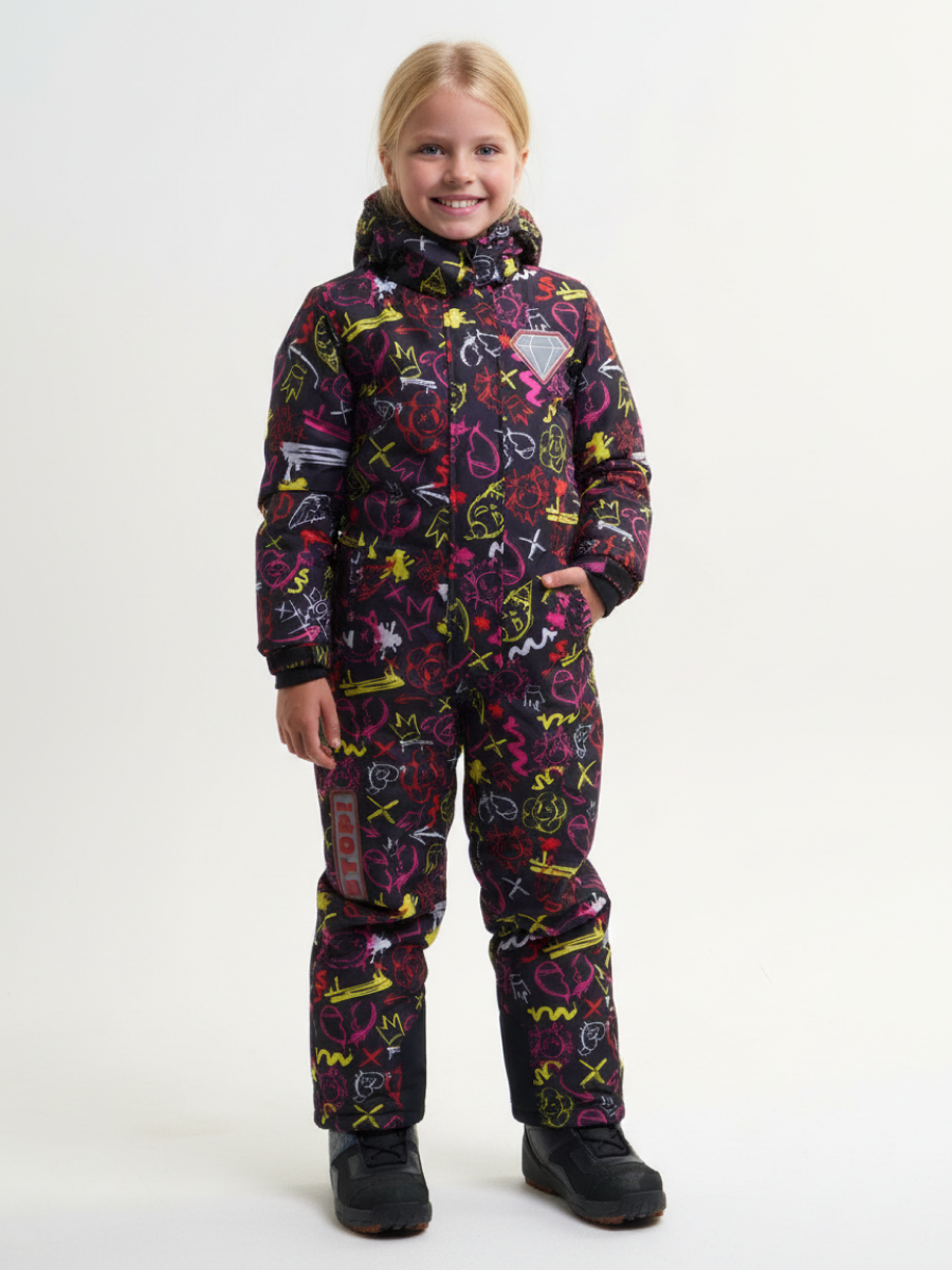 Комбинезон Saimaa GLO-10 черно-розовый - фото 21