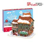 Пазл CubicFun Рождественская лавка LED свет 3D