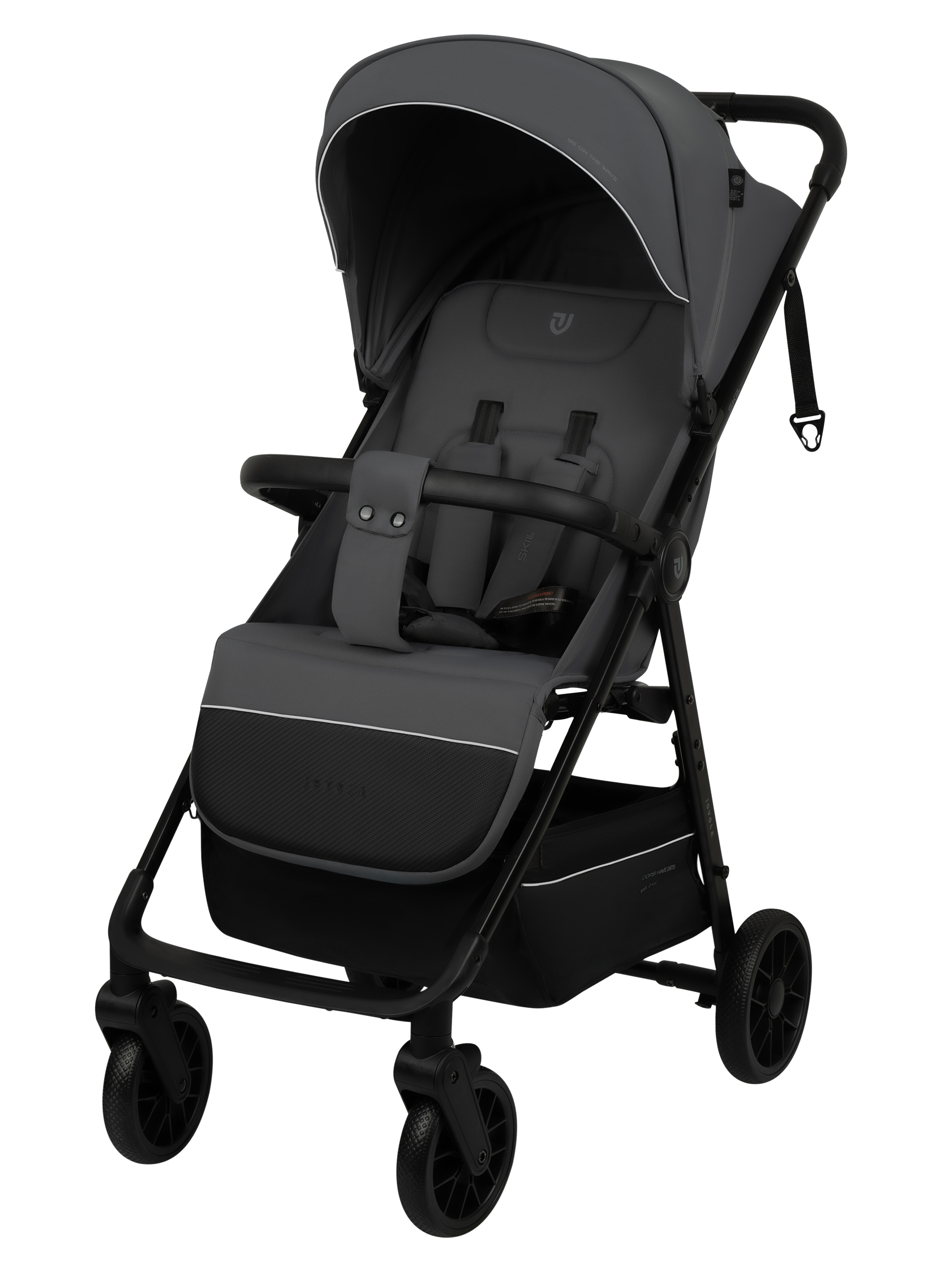 Коляска прогулочная JOVOLA Skill серый - фото 2