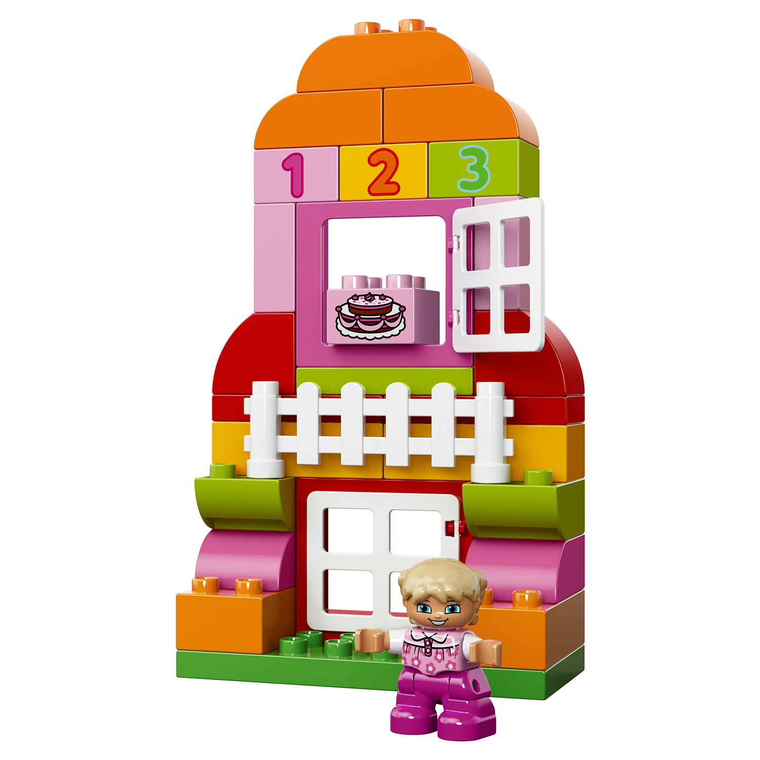 Конструктор LEGO DUPLO Лучшие друзья курочка и кролик блочный - фото 8