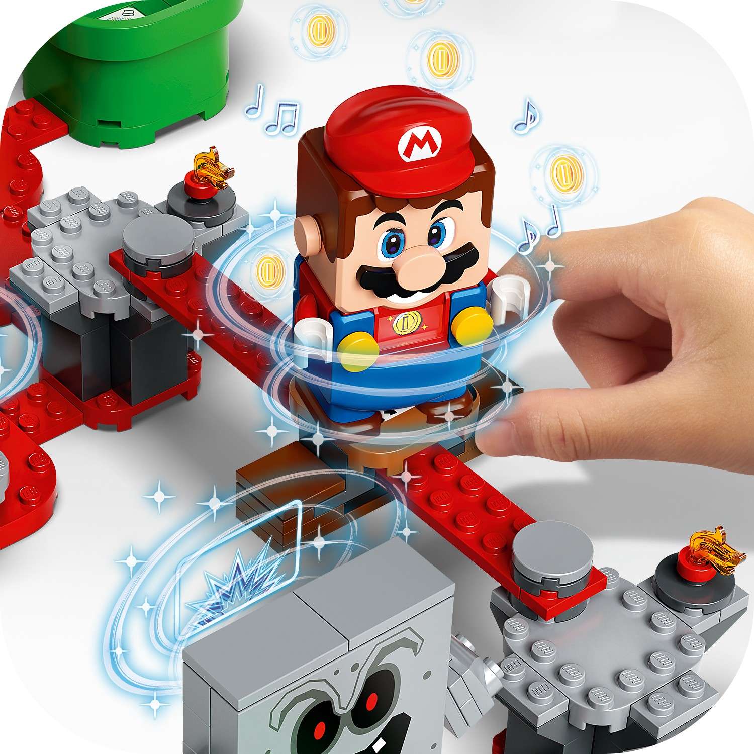 Конструктор LEGO Super Mario Неприятности в крепости Вомпа блочный - фото 9