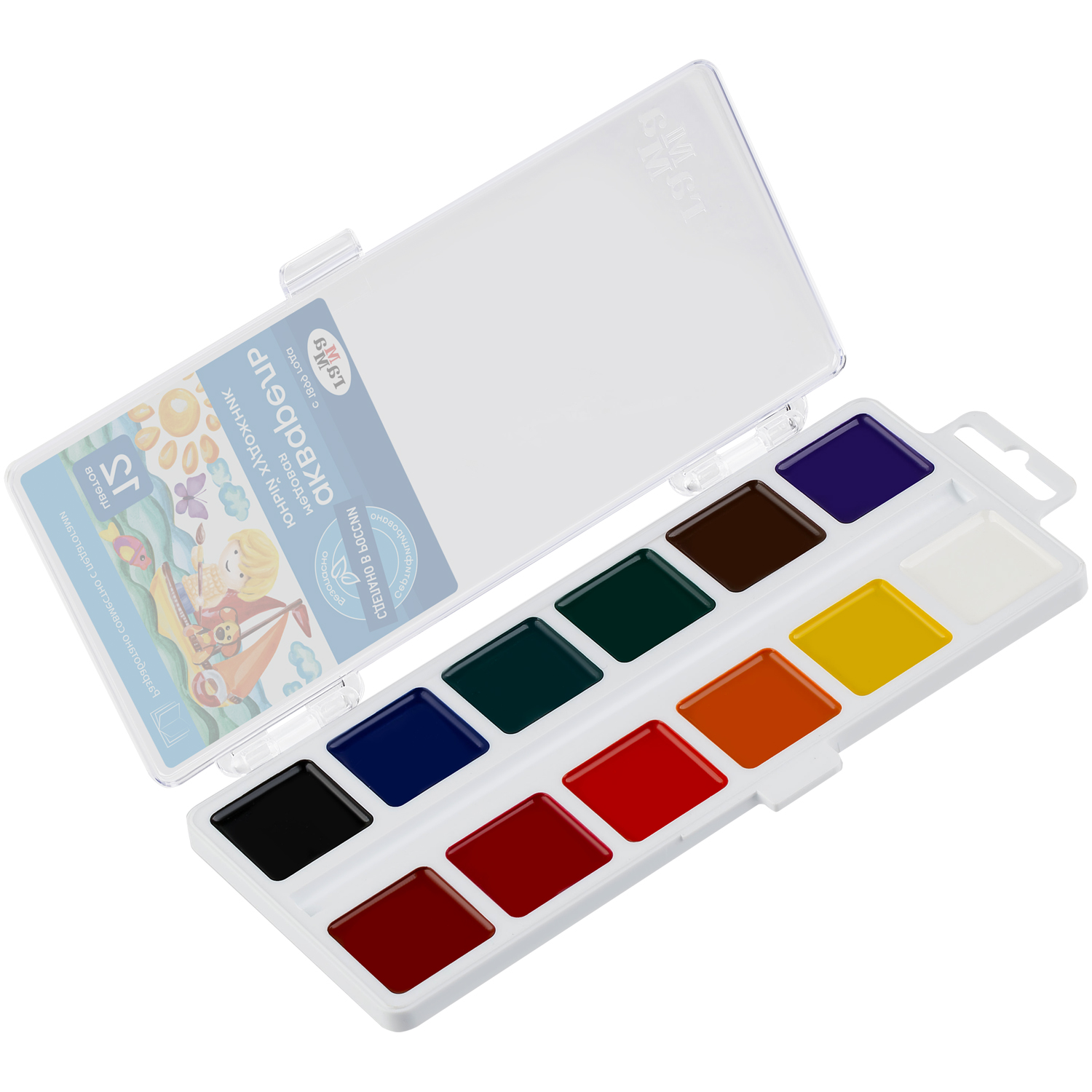 Краски акварель ГАММА 12 цв. - фото 3