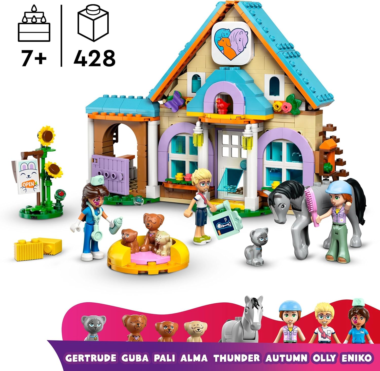 Конструктор LEGO Friends Ветеринарная клиника 428 дет. - фото 2