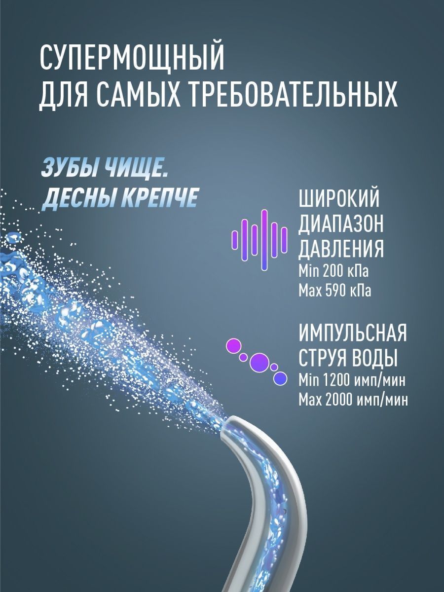 Ирригатор CS MEDICA импульсный 3 реж. - фото 6