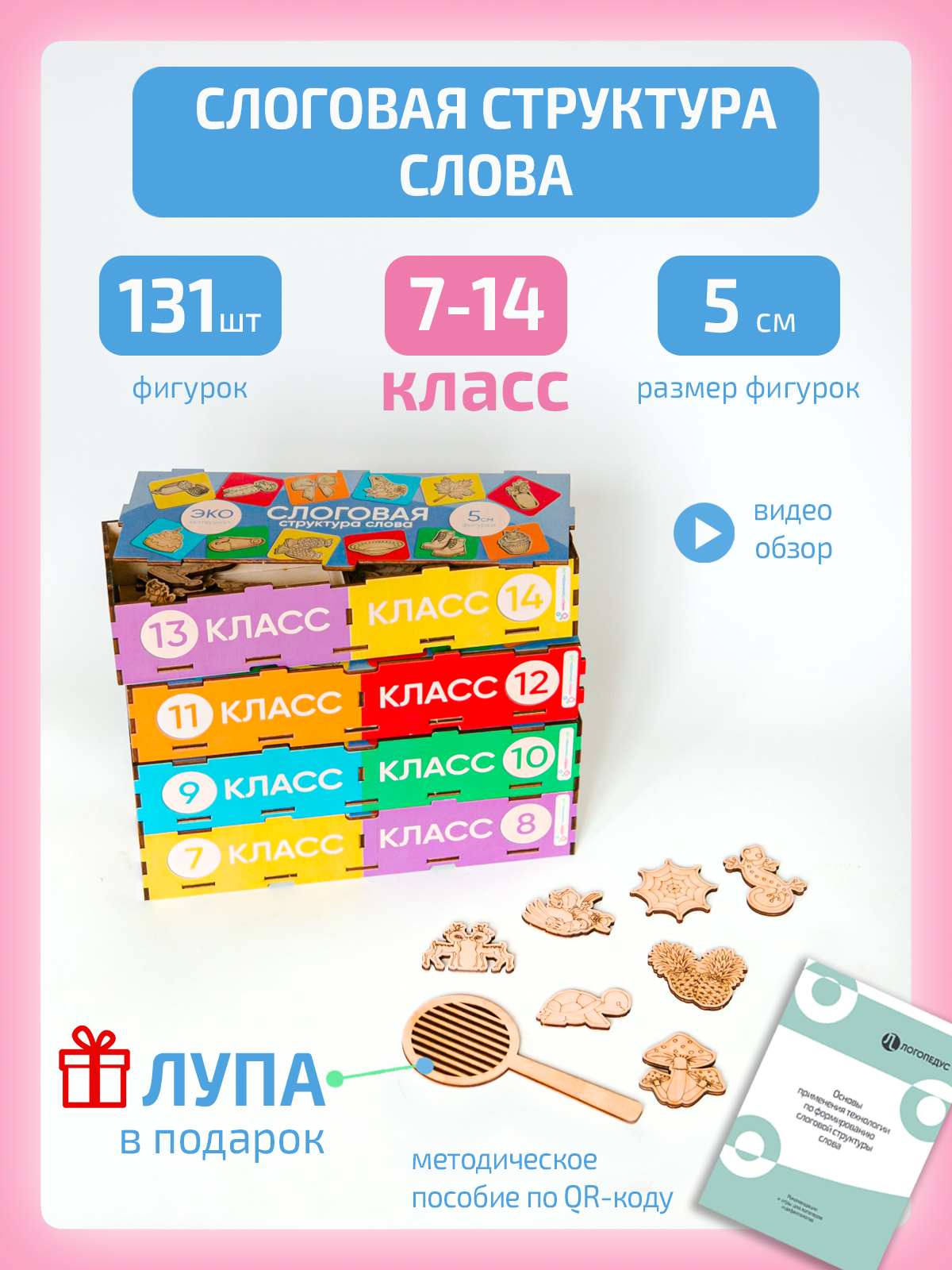 Игрушка Нейротренажеры Слоговая структура слова - фото 1
