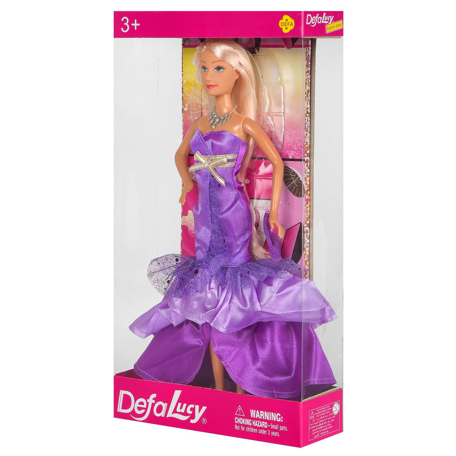 Кукла модельная Junfa Lucy Званный вечер 8240d/сиреневое - фото 2