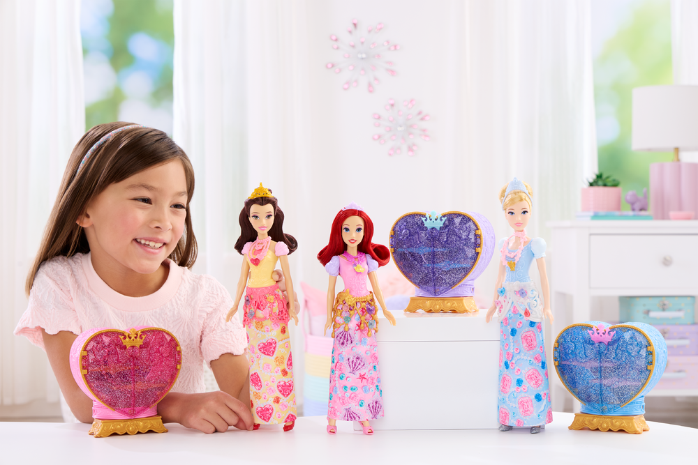 Кукла модельная Disney Princess Jewel Reveal Belle высота 29 см JHL51 - фото 11