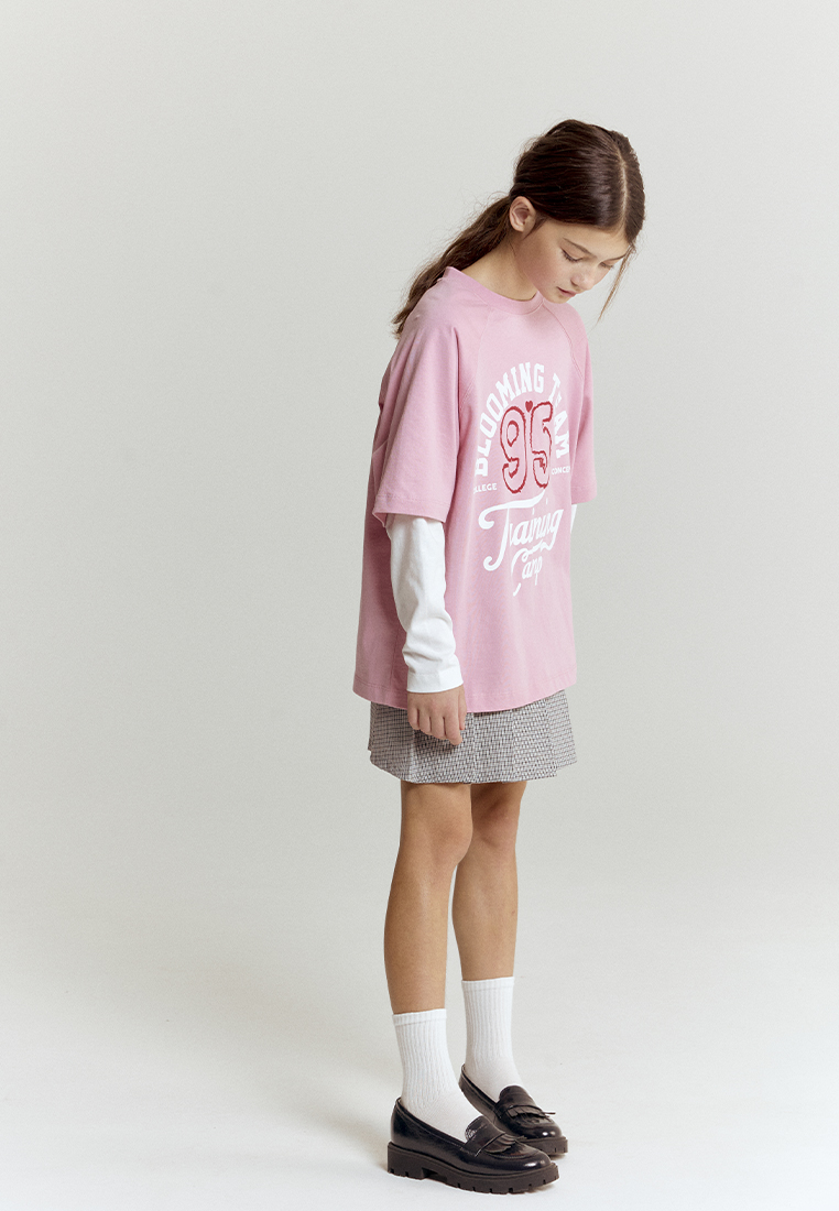 Лонгслив artie W25K01FK-1326D/Розово-белый - фото 5