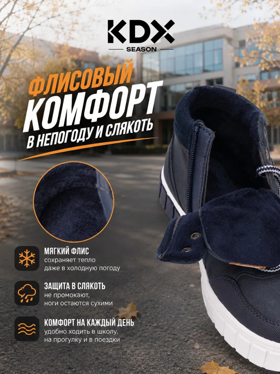 Ботинки KDX SKYSS-04 navy - фото 9