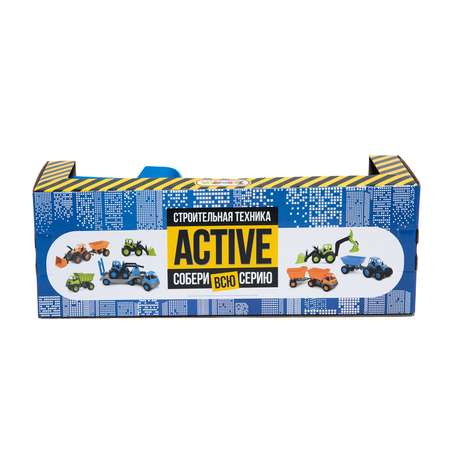 Трактор Zebratoys Active синий
