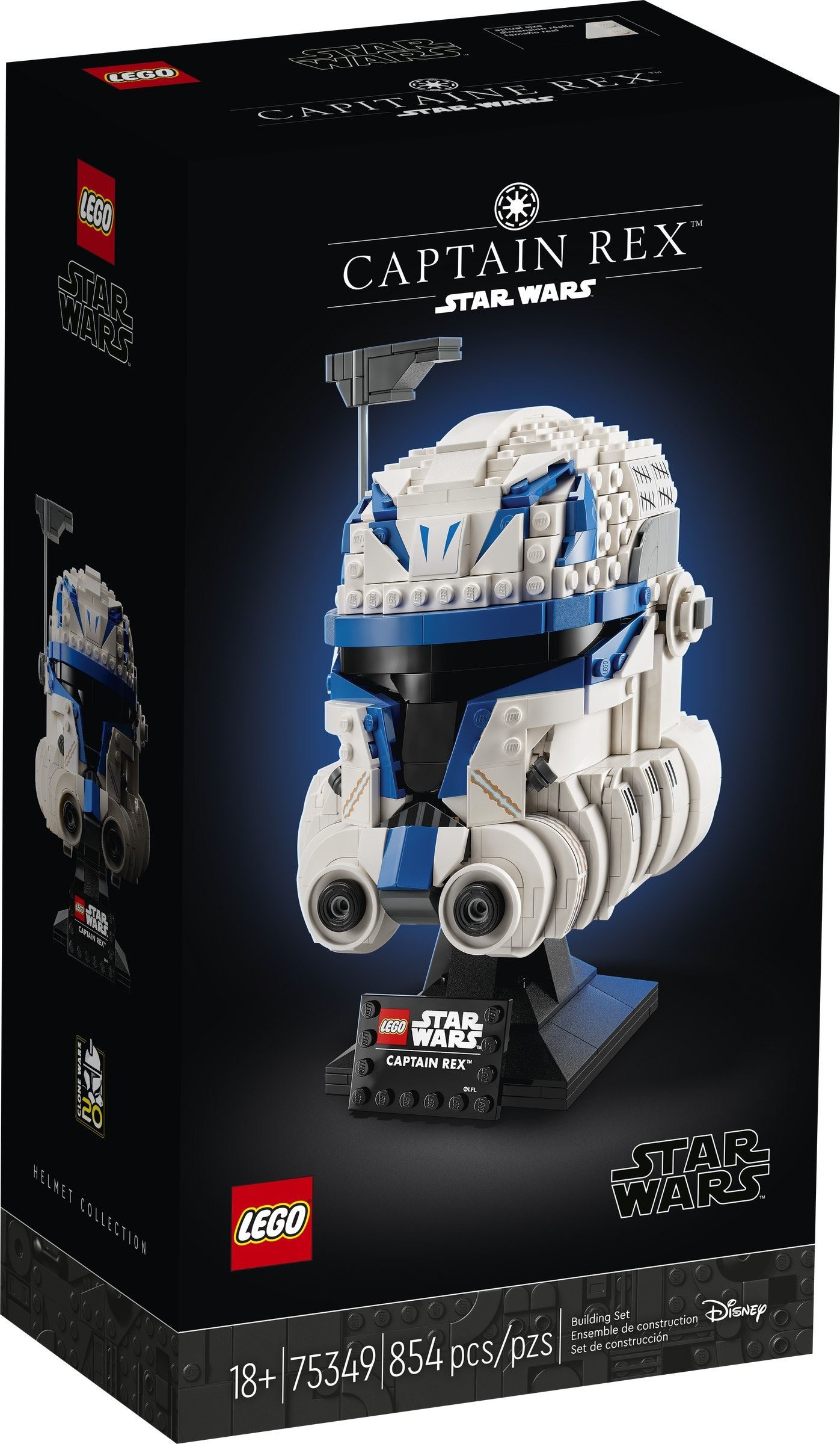 Изображение товара Конструктор LEGO Star Wars Шлем капитана Рекса 75349 для взрослых