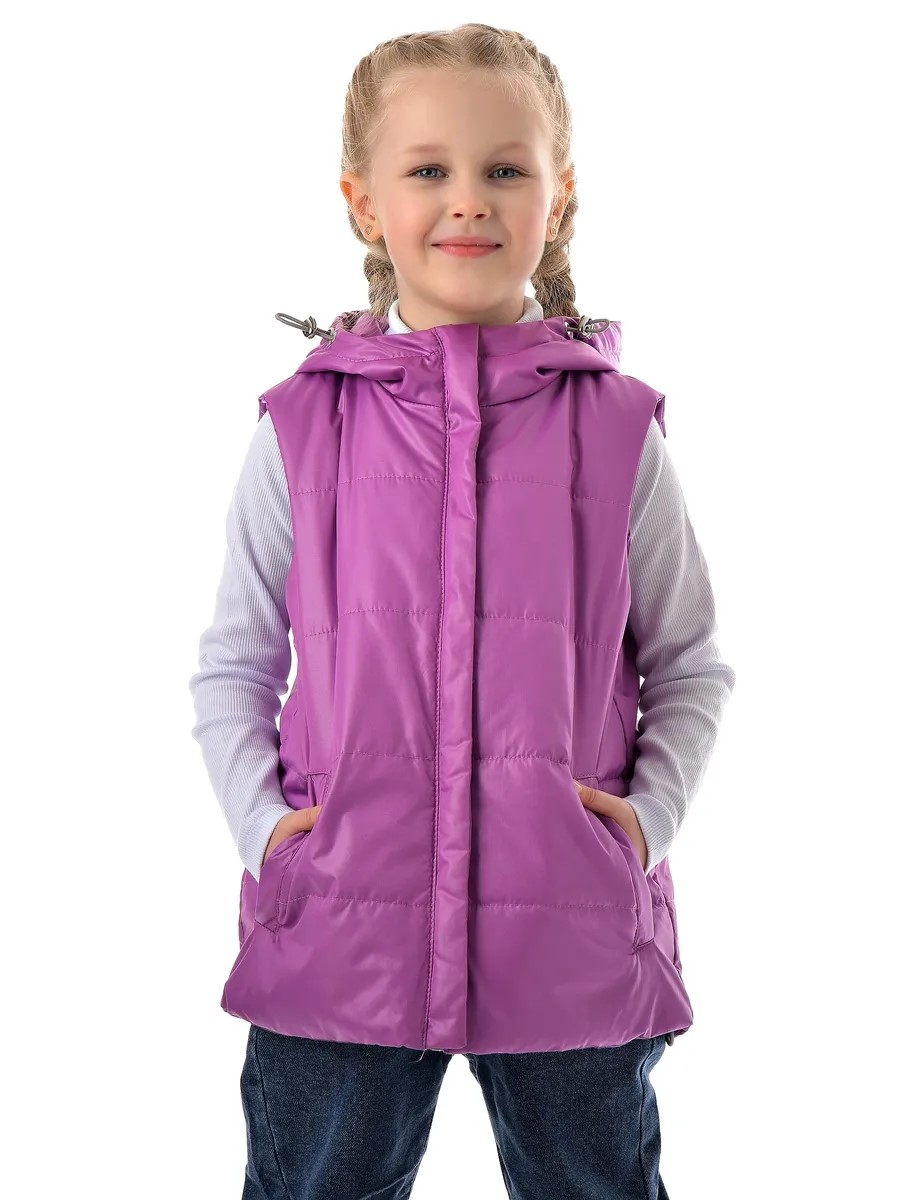 Жилет Rusland 925/т.сиреневый - фото 1