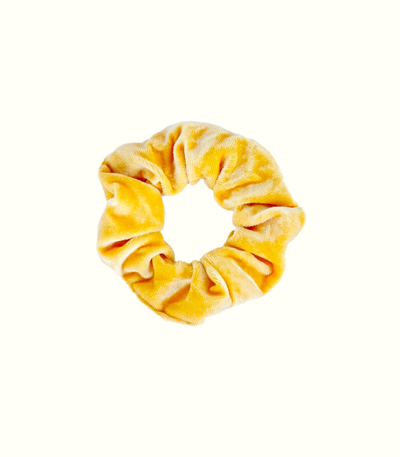 Резинка для волос LOVE&BOW velor yellow - фото 1