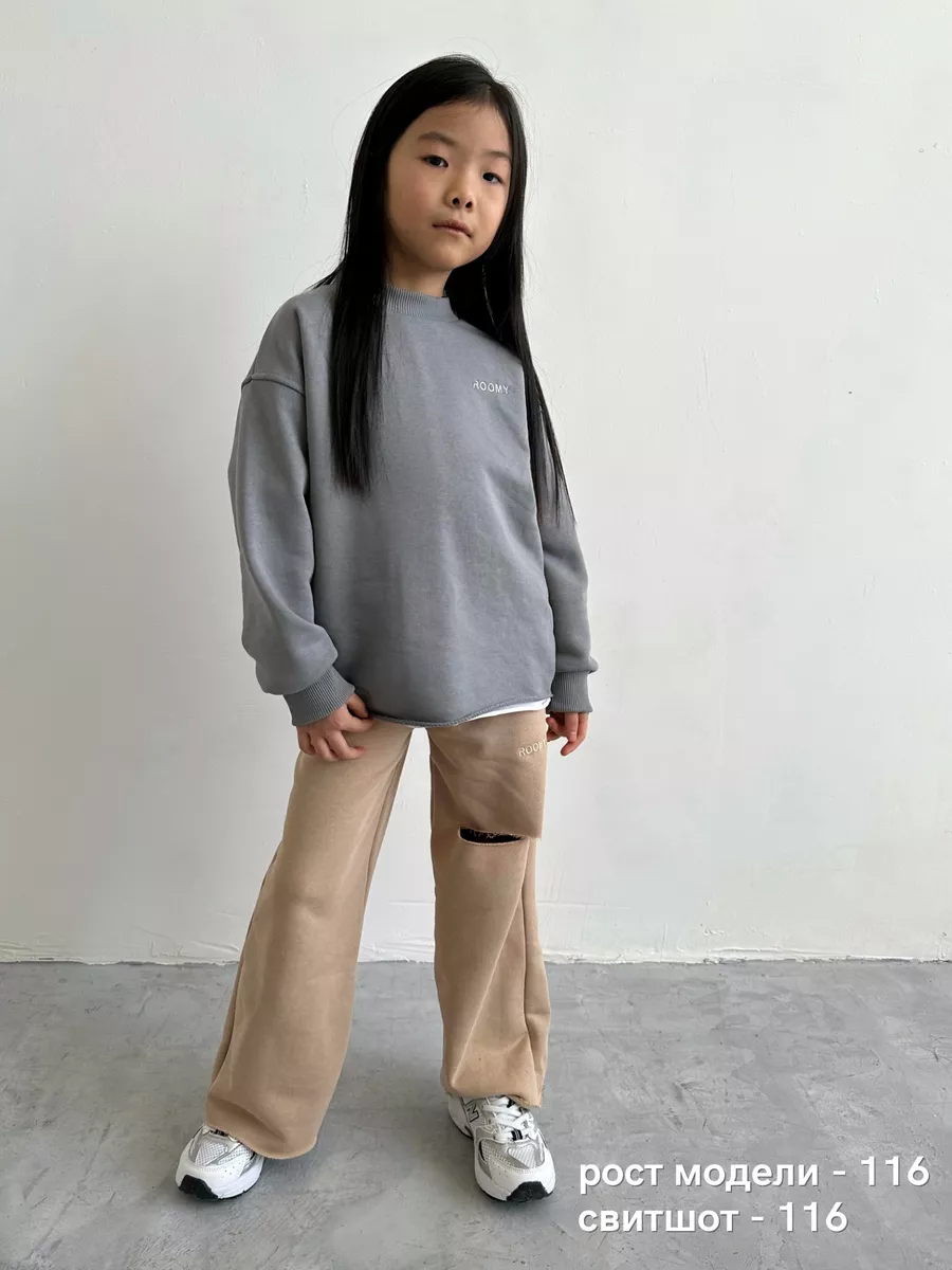 Свитшот ROOMY ESSENCE COMFYsw/grey - фото 5