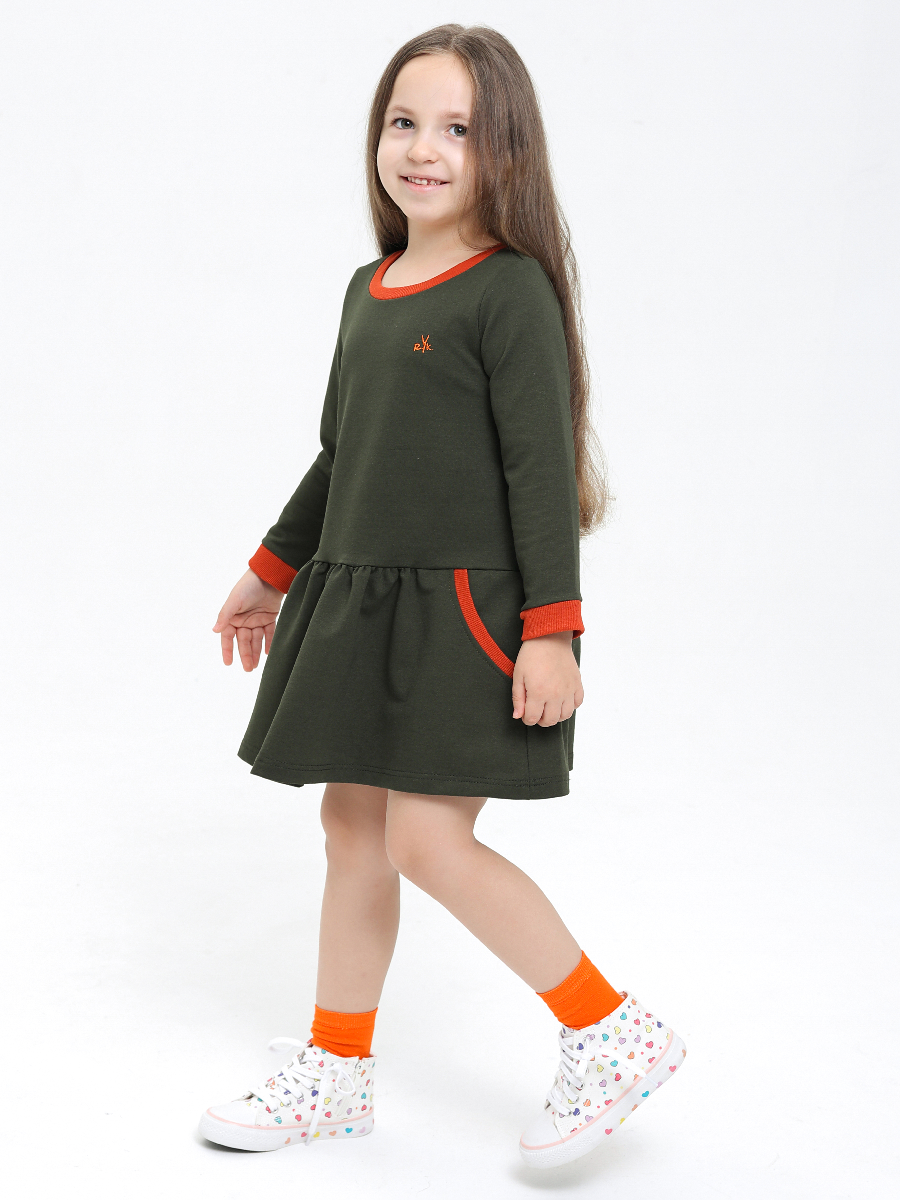 Платье RobyKris 27-9286-25/хаки - фото 4