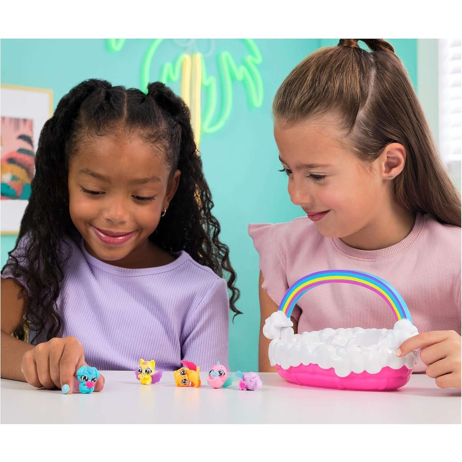 Игровой набор Hatchimals Неоновая Радужная Корзина - фото 10