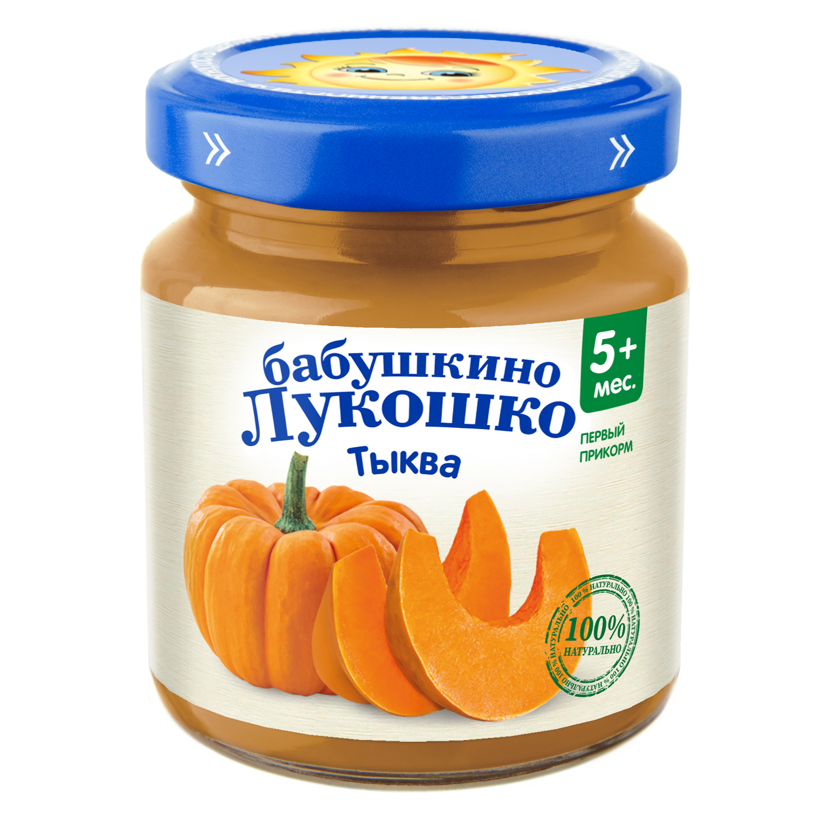 Пюре Бабушкино лукошко Тыква с 5 мес 100 г - фото 1