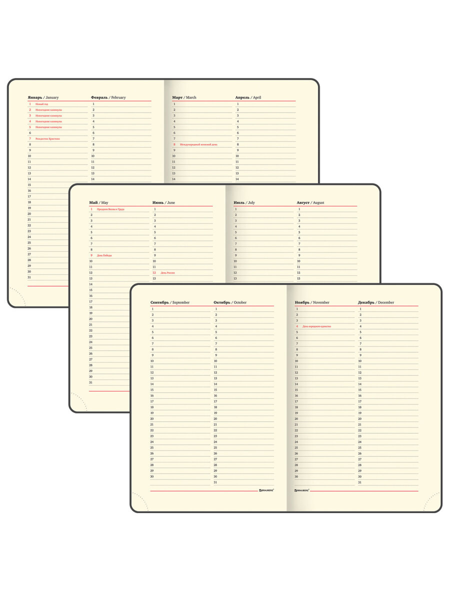 Ежедневник Brauberg 136 лист. - фото 9