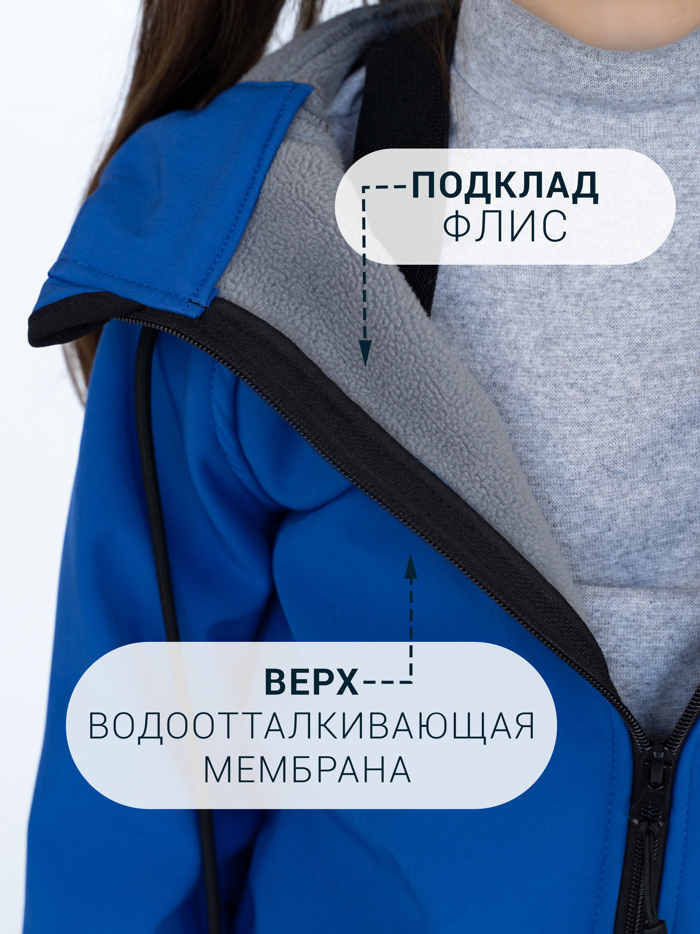 Комбинезон Arctic kids 30-043 василек - фото 5