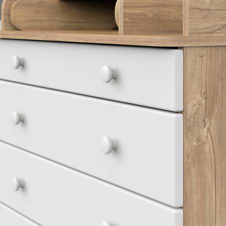 Пеленальный комод aton baby furniture Maks дуб канзас белый